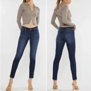 KanCan Ashlyn MidRise Super Skinny jeans Womens 1X Petite